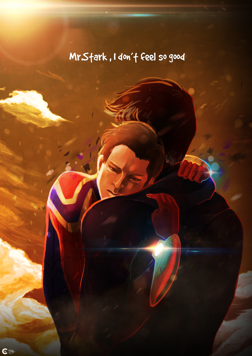 Mr.Stark I Don't Feel so good Avengers 3 Artwork by JunkyardAwesomeness