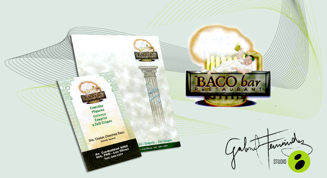 Logotipo BACO bar restaurant