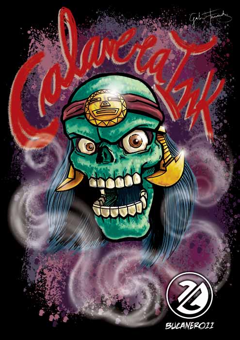 Calavera Inka color