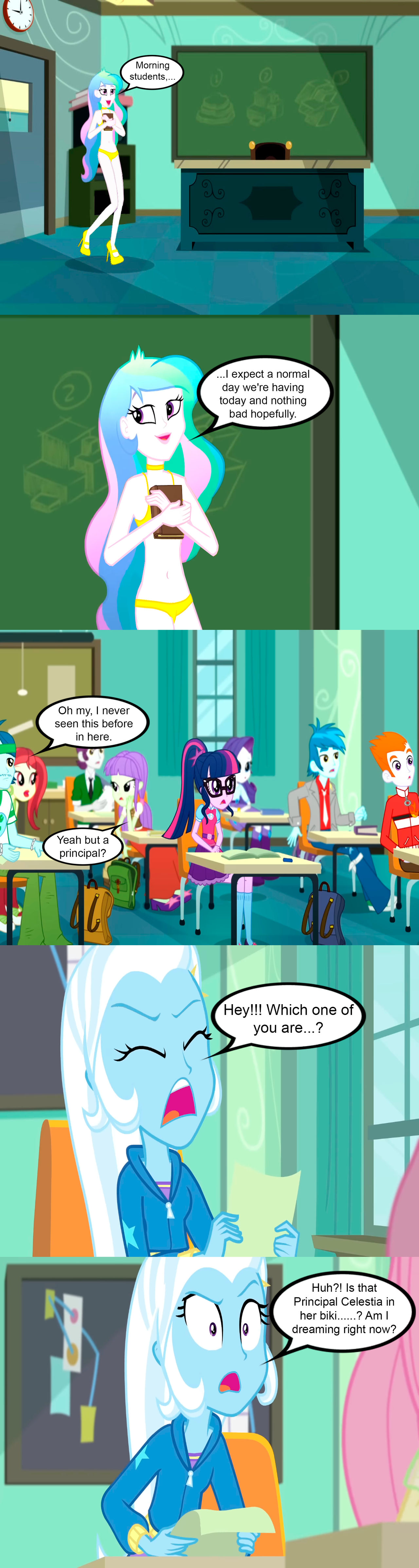 Wardrobe Multifunction Deviantart Principal Celestia Wardrobe Malfunction part 2 by CrazyBrothersStyleR2 ...