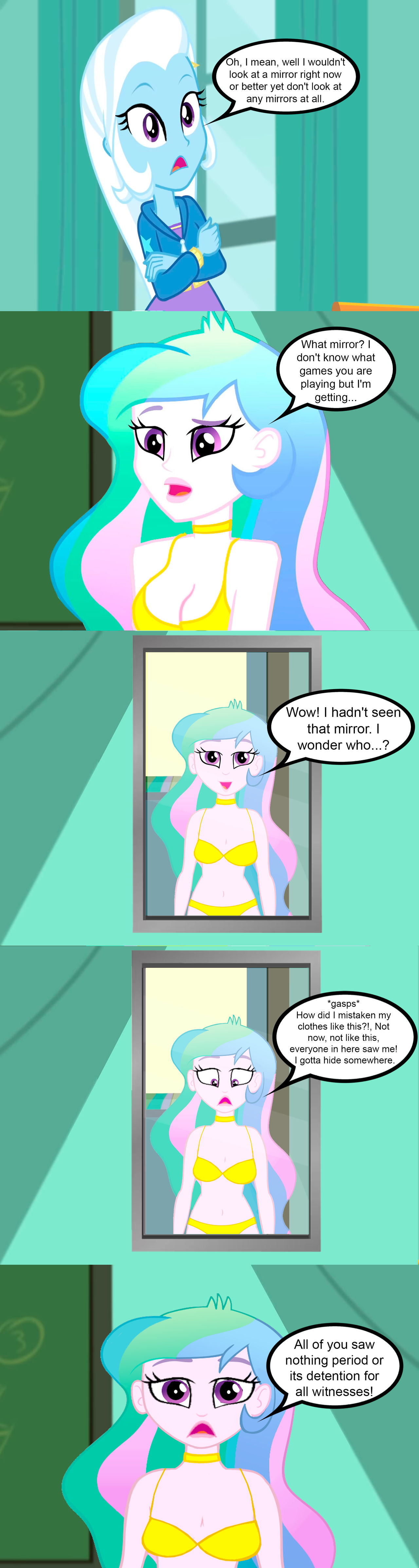 Wardrobe Multifunction Deviantart Principal Celestia Wardrobe Malfunction part 6 by CrazyBrothersStyleR2 ...