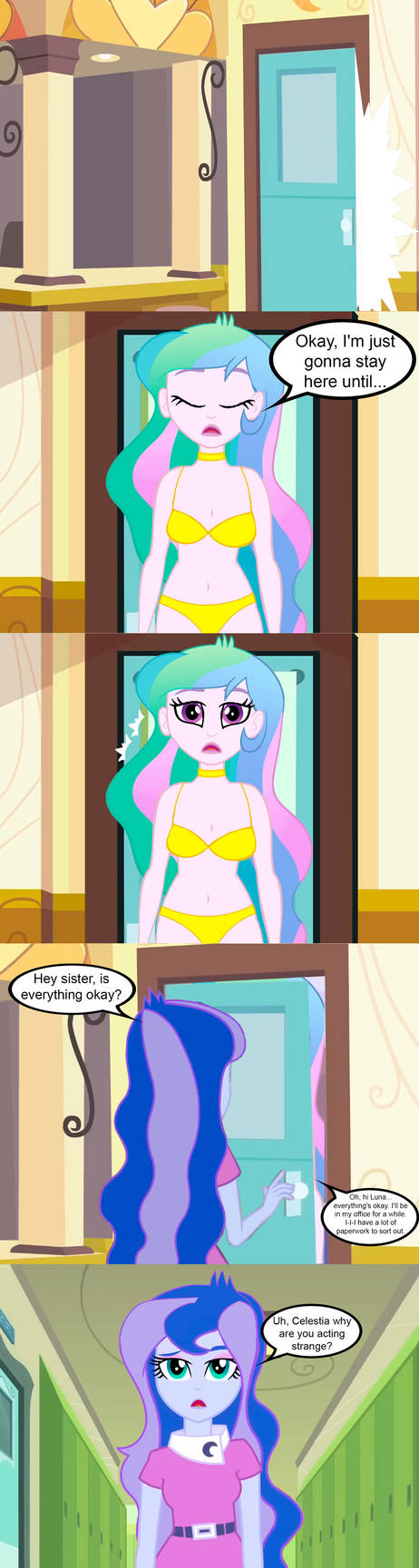 Wardrobe Multifunction Deviantart Principal Celestia Wardrobe Malfunction part 14 by CrazyBrothersStyleR2 ...