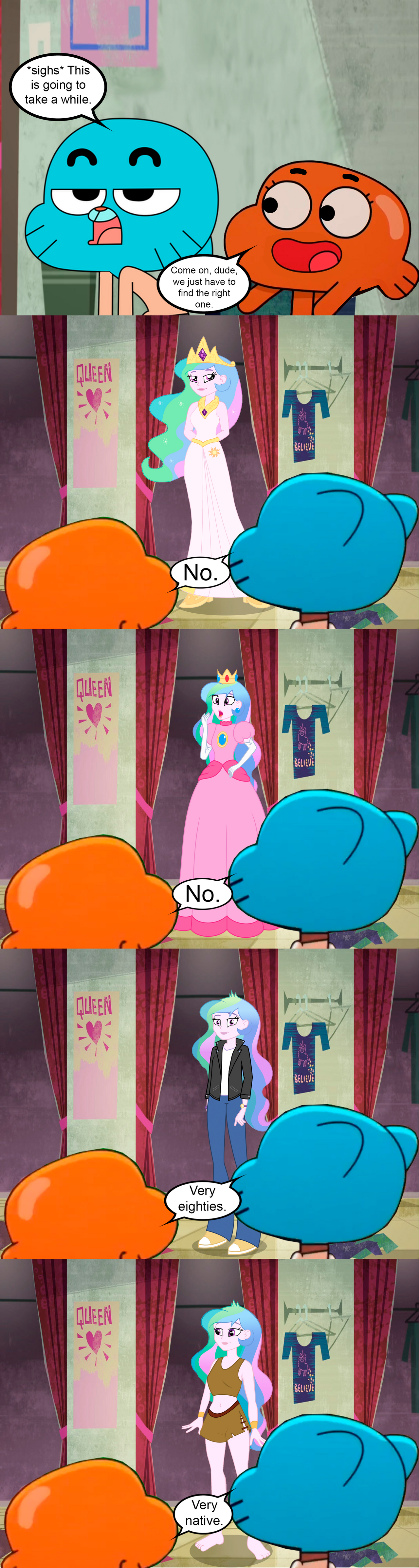 Wardrobe Multifunction Deviantart Principal Celestia Wardrobe Malfunction part 36 by CrazyBrothersStyleR2 ...