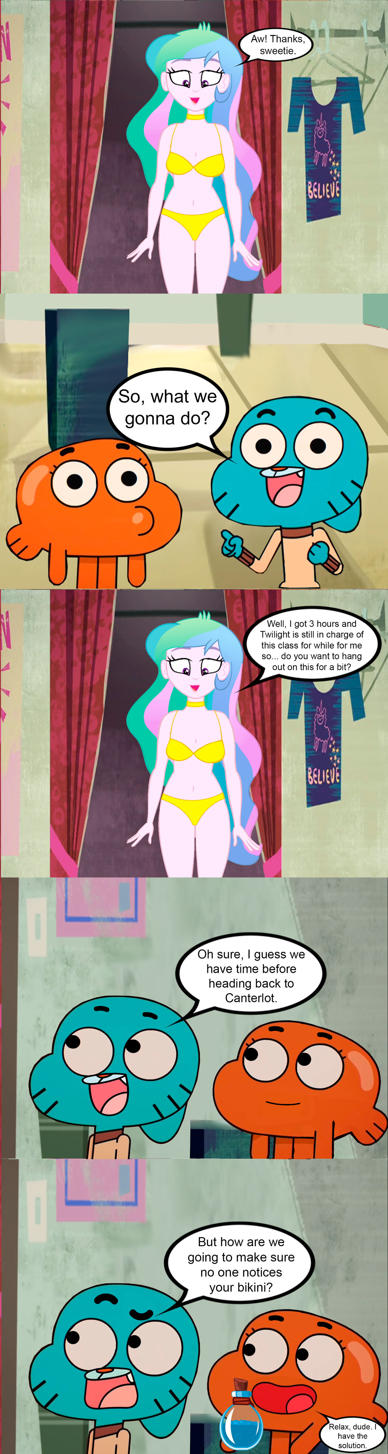 Wardrobe Multifunction Deviantart Principal Celestia Wardrobe Malfunction part 40 by CrazyBrothersStyleR2 ...