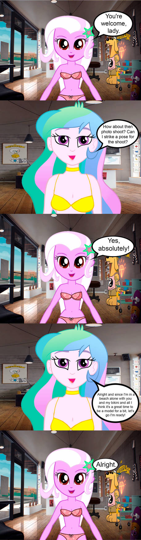 Wardrobe Multifunction Deviantart Principal Celestia Wardrobe Malfunction part 64 by CrazyBrothersStyleR2 ...
