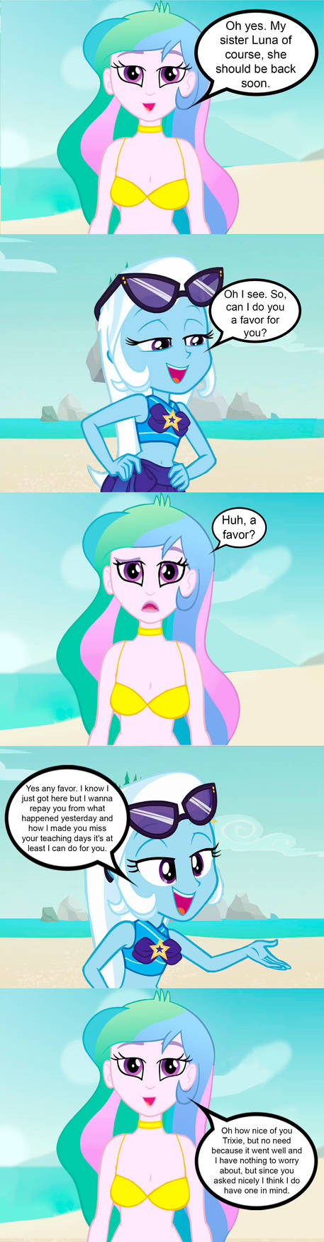 Wardrobe Multifunction Deviantart Principal Celestia Wardrobe Malfunction part 71 by CrazyBrothersStyleR2 ...