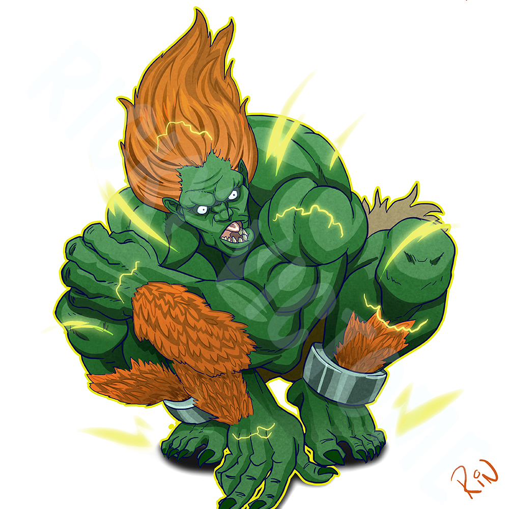 SEIMO セイモ on X: Fan art de Blanka - Street Fighter #SFV #StreetFighter  #fanart - by   / X