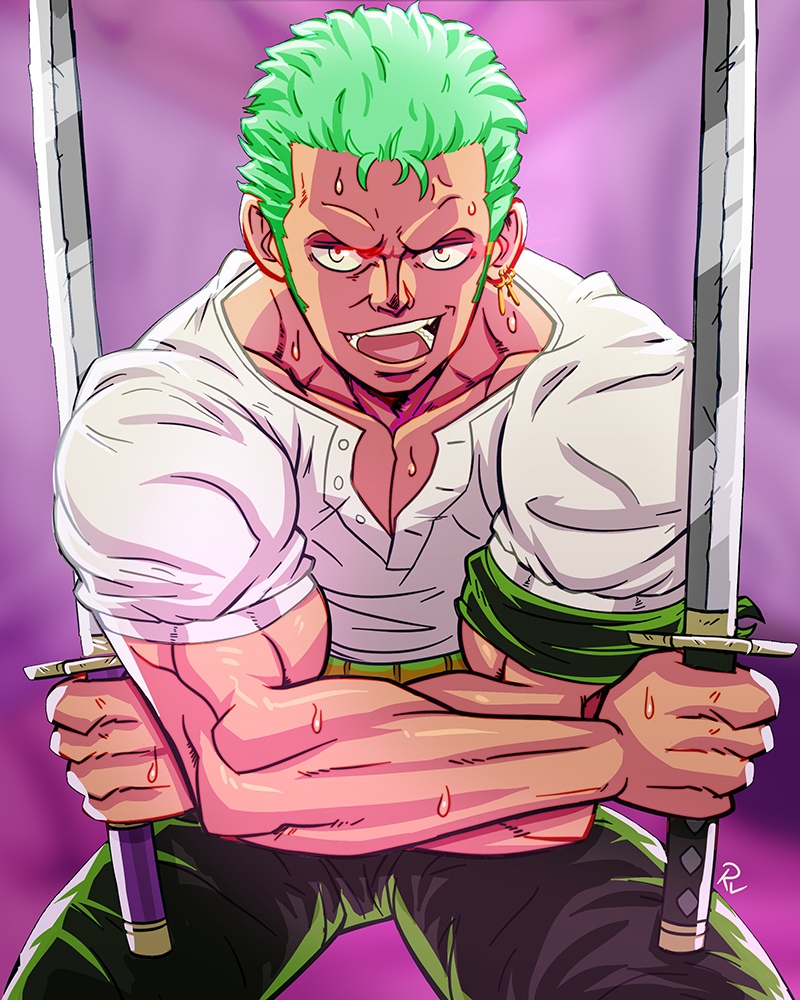 Zoro Enma Haki by SKETCH-KING on DeviantArt