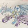 Cirno and her Electro-Ice Dragon ( Ver 3)