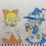 Rin Satsuki and Cirno ( Alternative outfits)