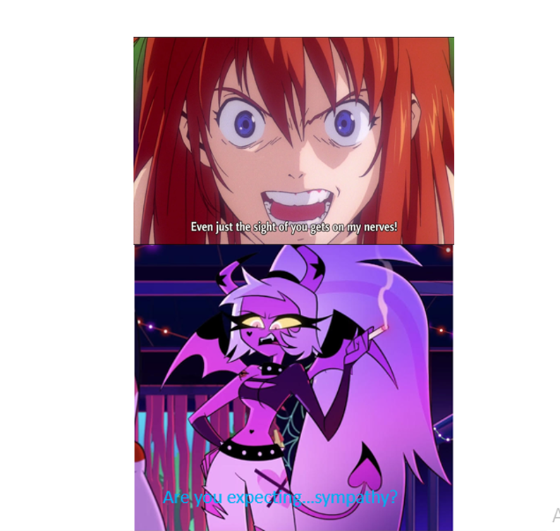 Verosika is annoyed and disgusted at Asuka