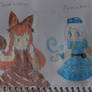 Touhou OC - Takeda no Katsuna and Fuma no Kotone