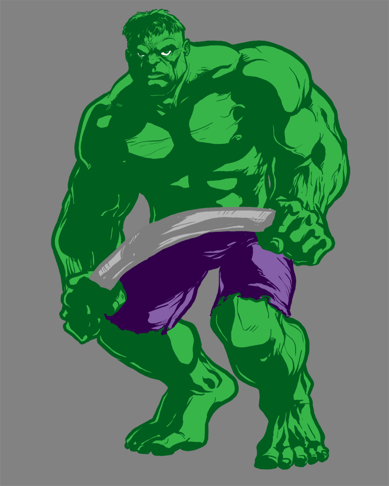 Hulk doodle