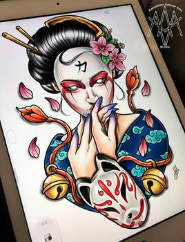 Geisha - strenght kanji