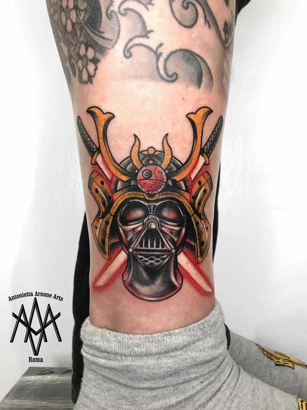 Darth Vader samurai tattoo by AntoniettaArnoneArts on DeviantArt
