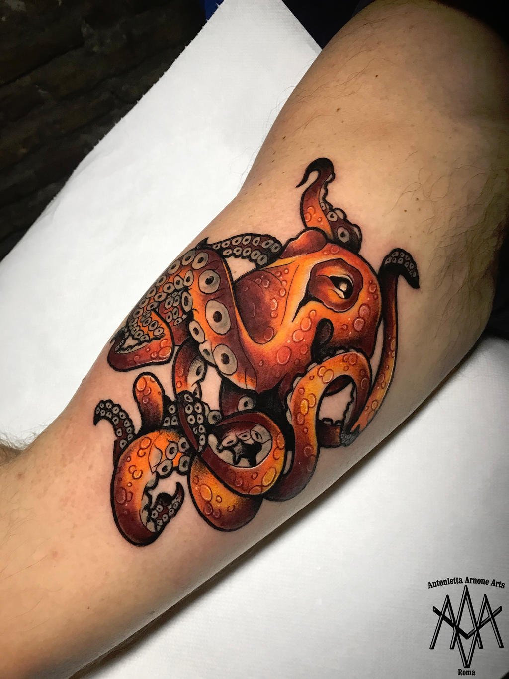 Octopus tattoo by AntoniettaArnoneArts on DeviantArt
