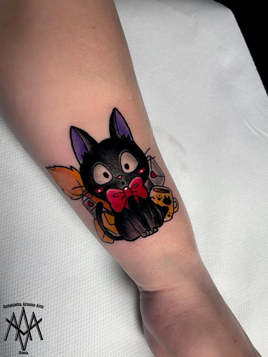 Jiji Miyazaki Studio Ghibli tattoo by AntoniettaArnoneArts on DeviantArt