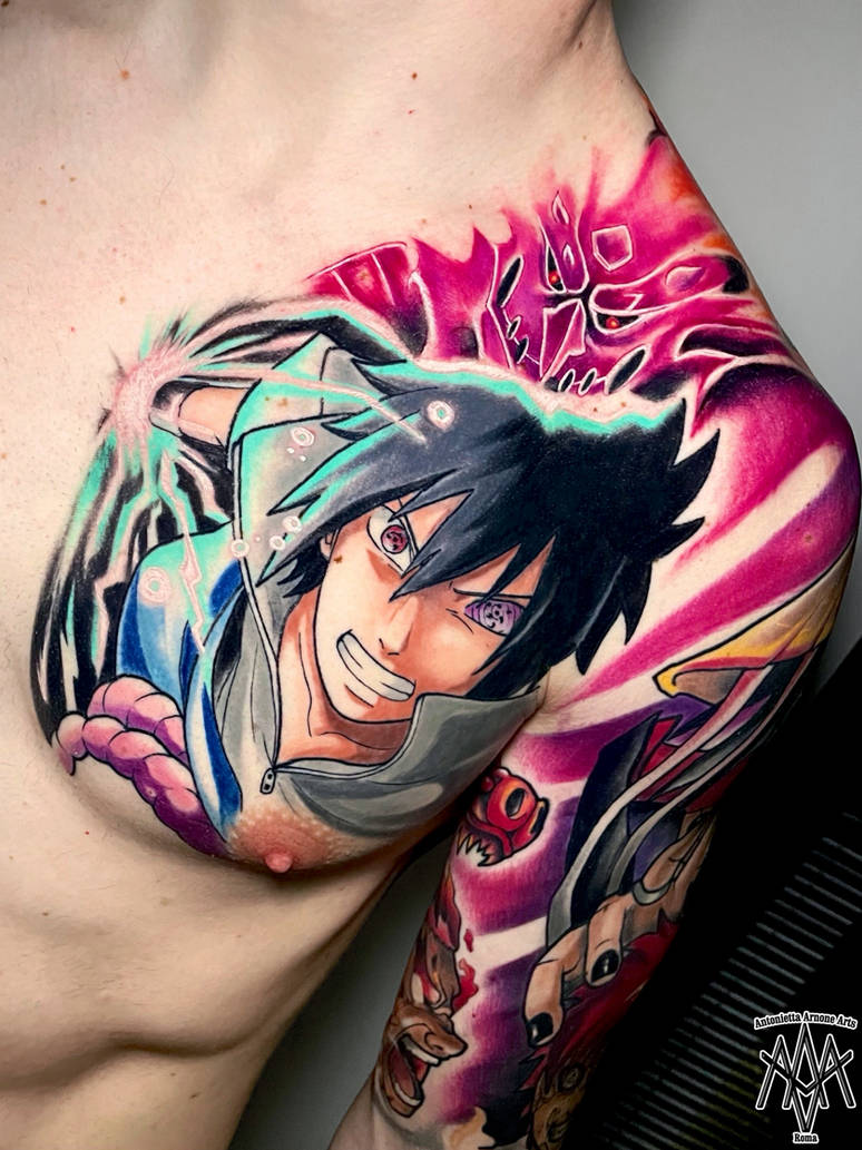 Sasuke Susanoo tattoo by AntoniettaArnoneArts on DeviantArt
