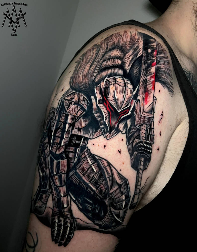 Berserk manga panel tattoo by AntoniettaArnoneArts on DeviantArt