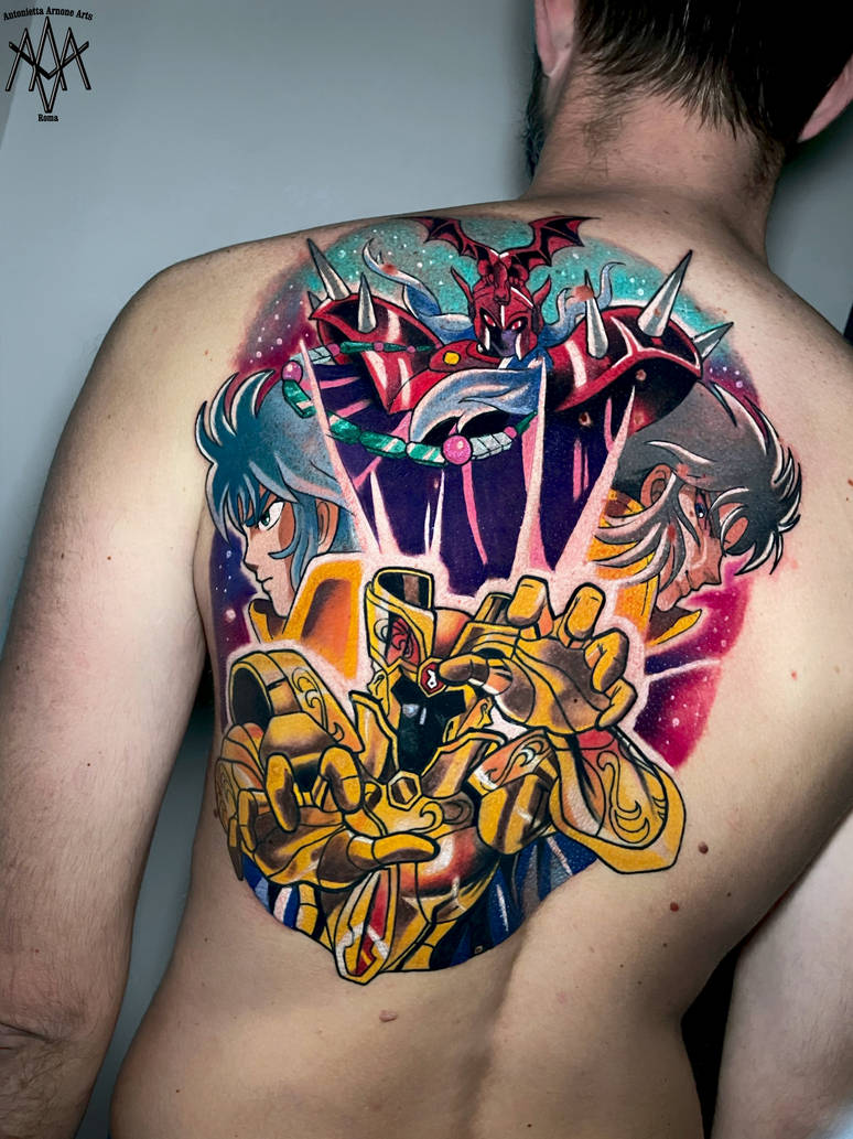 Gemini Saint Seiya tattoo by AntoniettaArnoneArts on DeviantArt