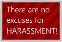 Anti-Harassment excuse stamp