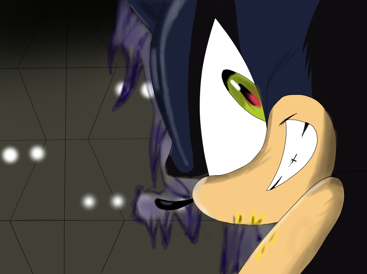 Sonic X Dark Sonic redraw by XxFlamexX14 on DeviantArt