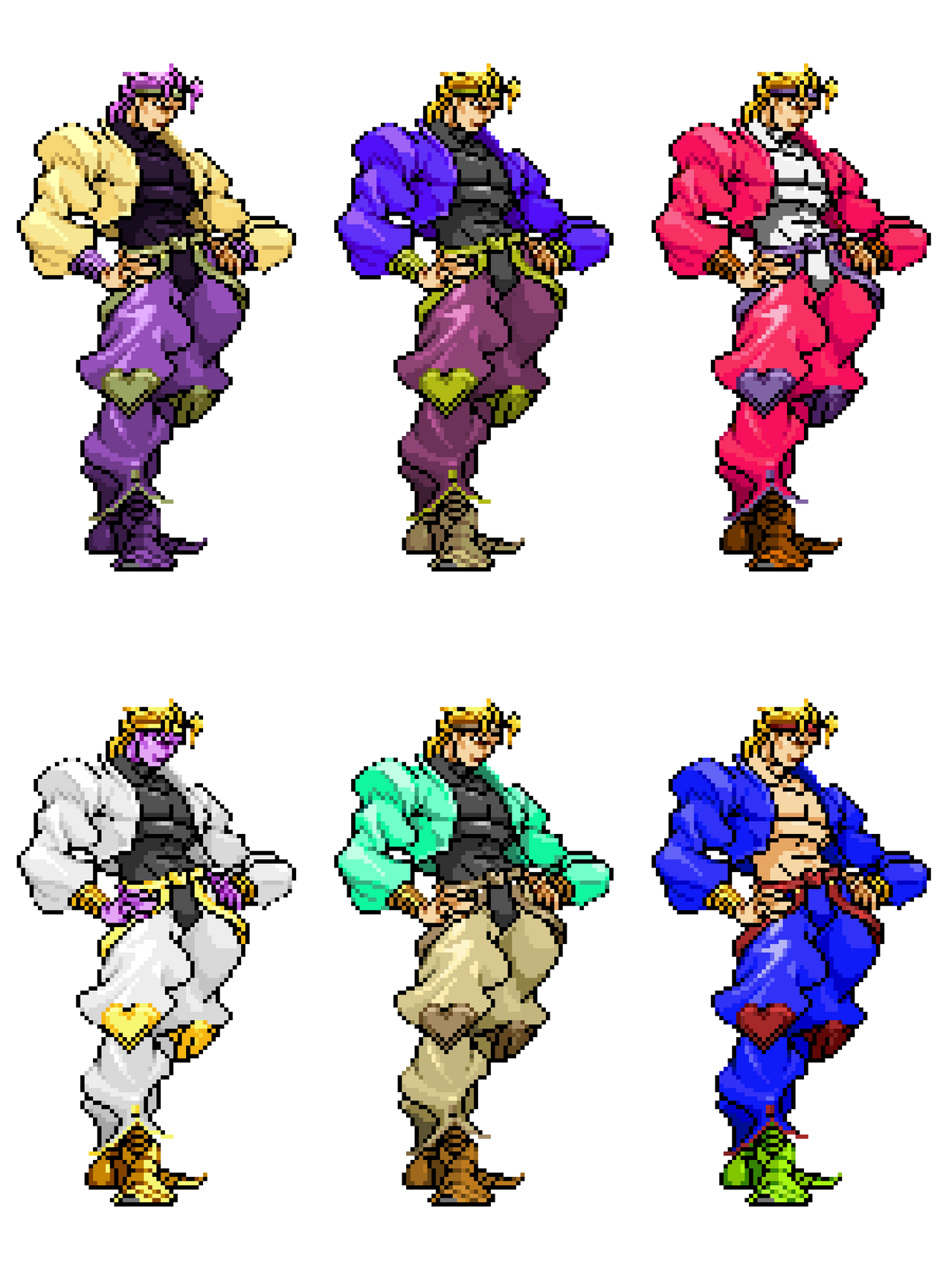Dio custom palette swap by DJProfessorM on DeviantArt