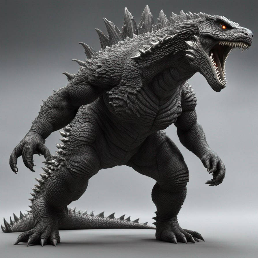 Godzilla AI Art 14 by GabyAmador on DeviantArt