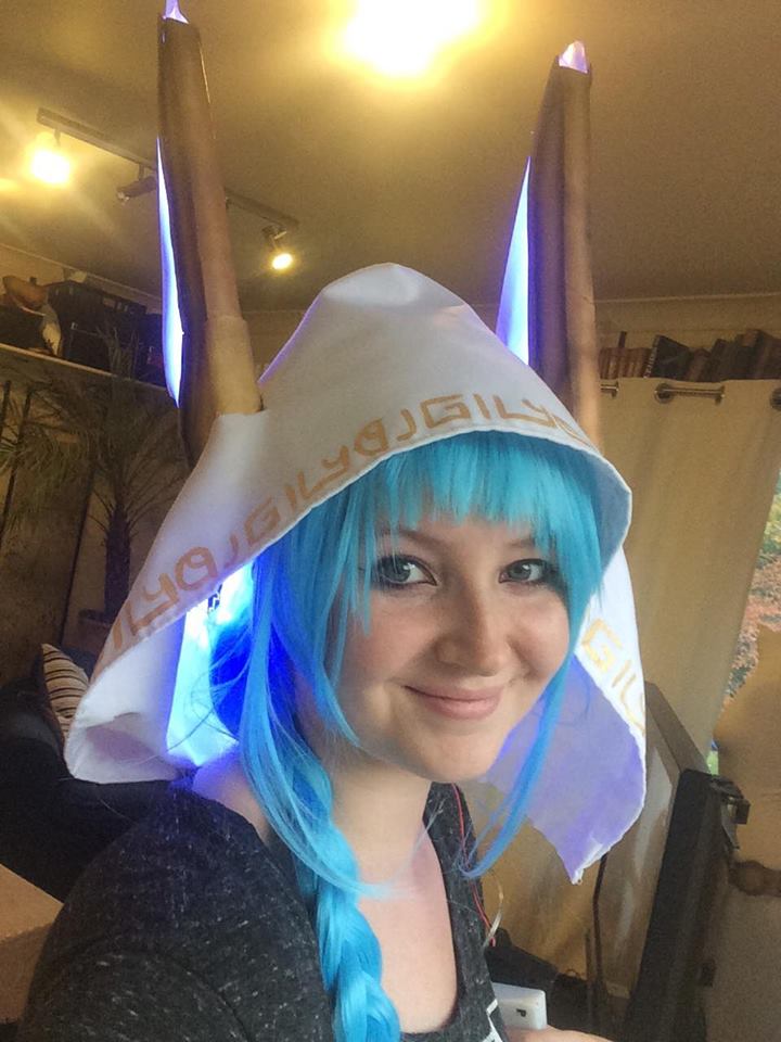 Cosmic Dust Xayah LED ears!