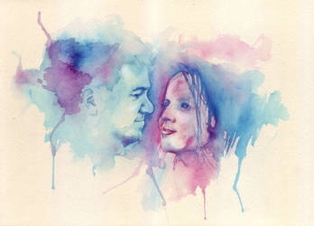 Watercolour portraits