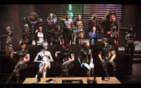 Mass Effect 3 Citadel DLC Perfect Group Photo