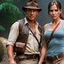 Indiana Jones and Lara Croft