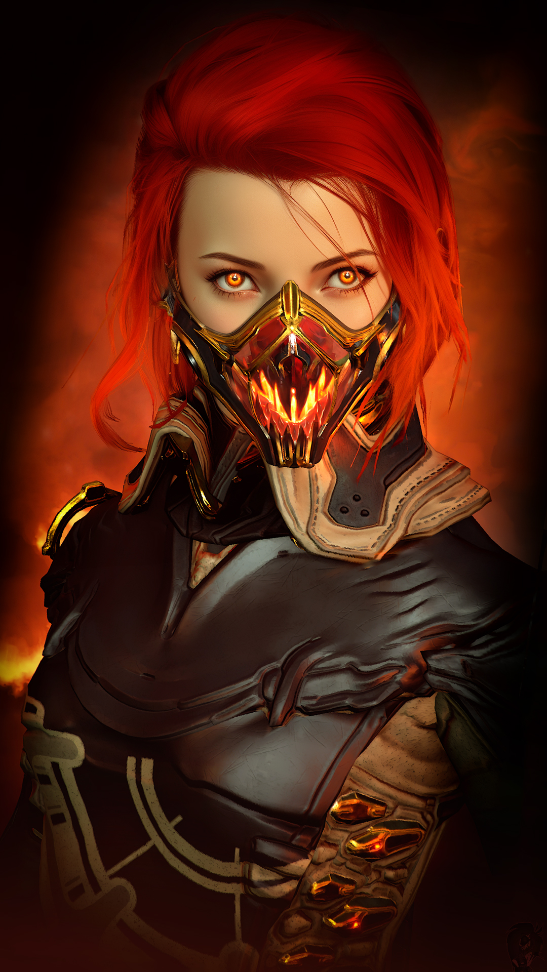 Goth Operator Warframe Operator by FerreusDemonArt on DeviantArt