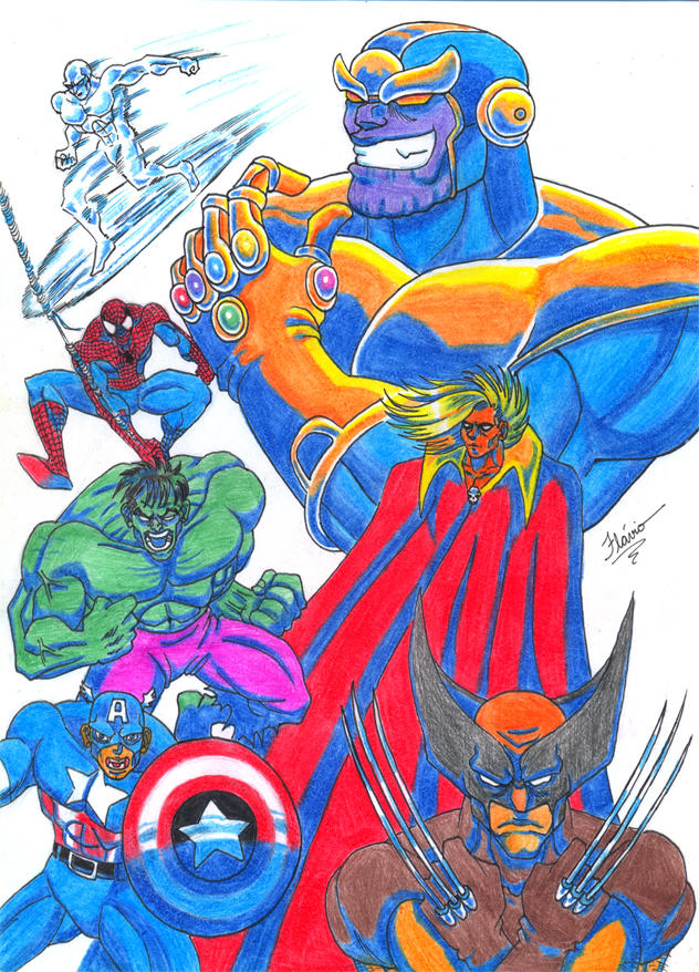 Marvel Textures Deviantart Marvels by flaviosoares on DeviantArt