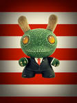 Reptilian president Dunny Flag by zombieduck