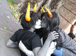 Gamzee x Vriska [COSPLAY] by KawaiiPocketBirds