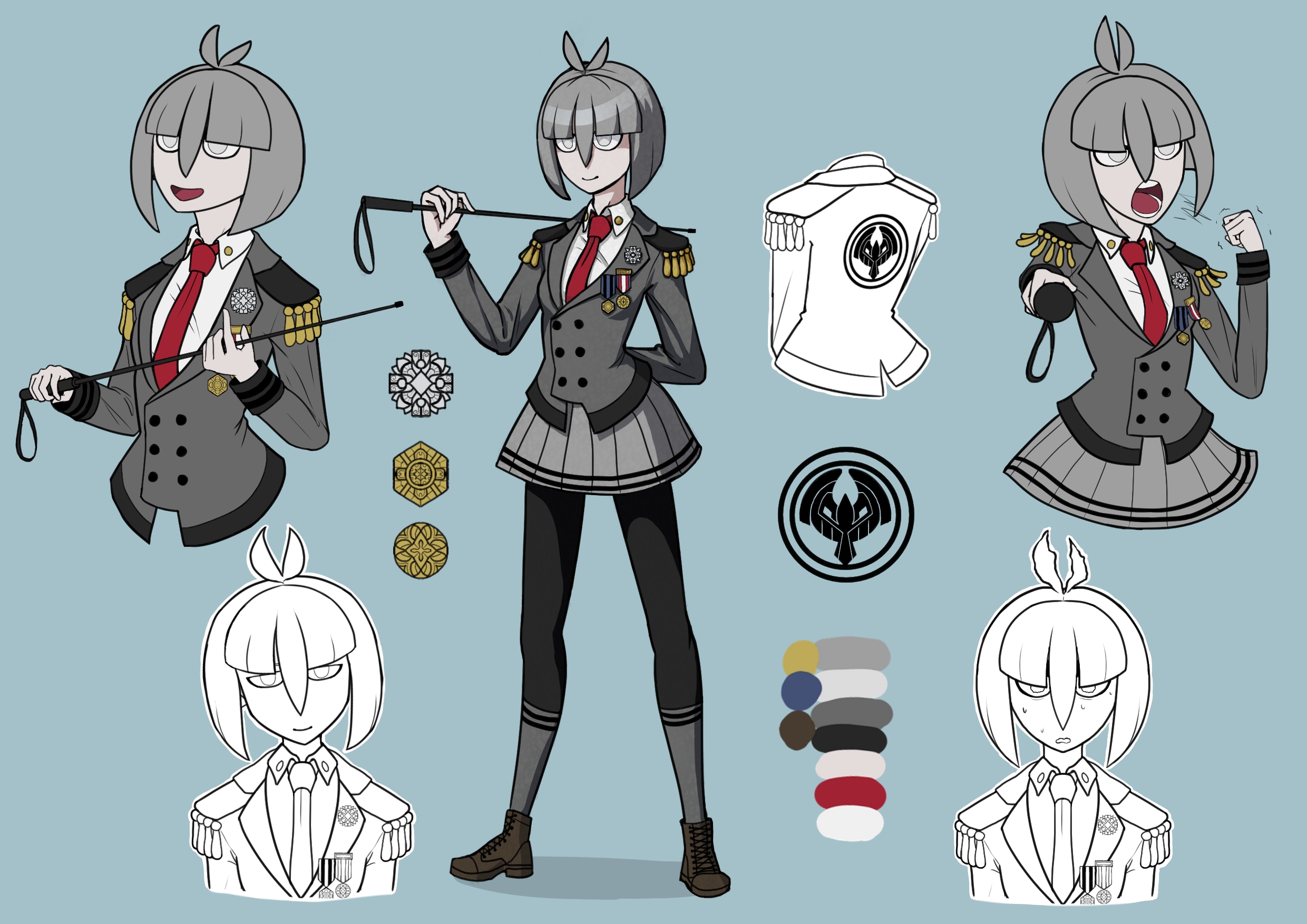 Danganronpa fancharacter/OC ref sheet by Helcrim on DeviantArt Danganronpa fancharacter/OC ref sheet by Helcrim on DeviantArt