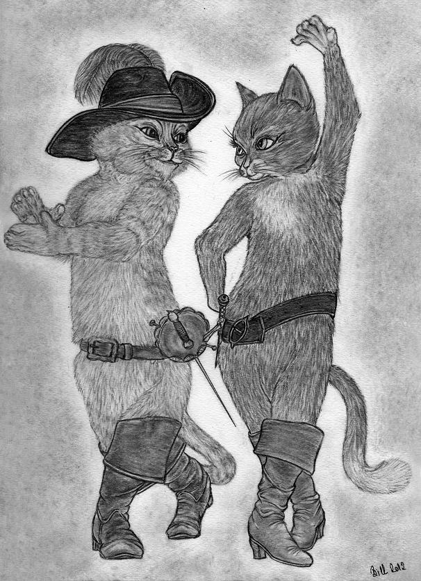 Traditional arts on Puss-In-Boots-Fan - DeviantArt.