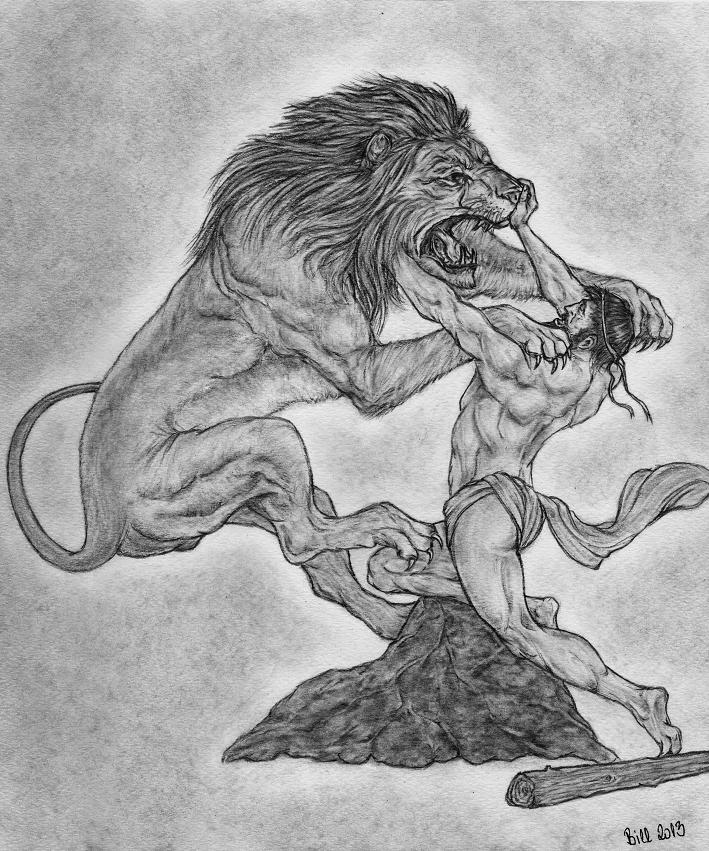 Heracles and the Nemean Lion