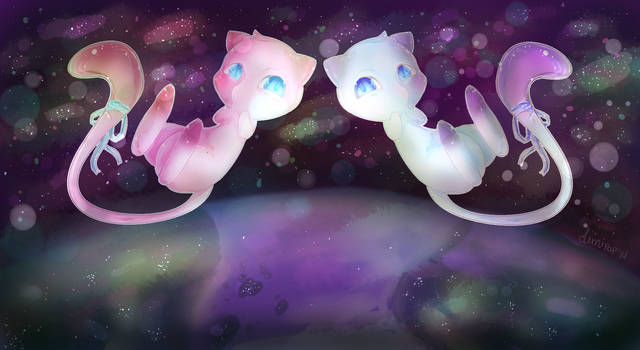 Legendary Pokemon-Shiny Mew by rosa-pegasus on DeviantArt