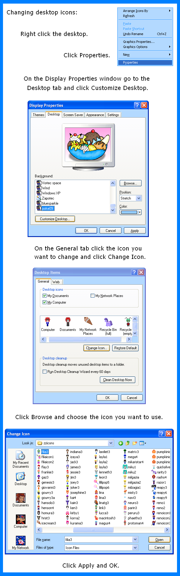 Changing Desktop Icons (tutorial)