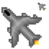 Figther Jet Cursor