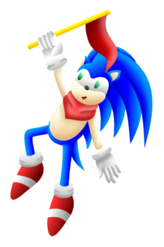 Sonic transparent lineless by MikariStar on DeviantArt