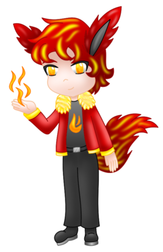 Flareon gijinka transparent