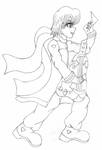Kaito Vocaloids sketch by MikariStar