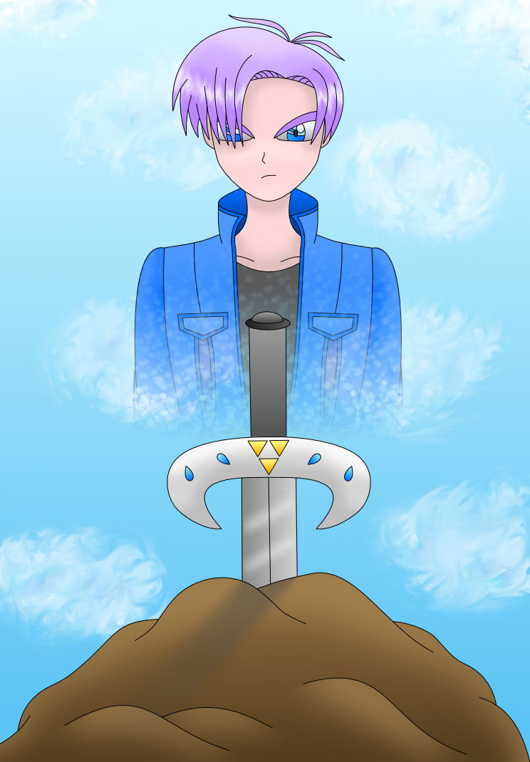 Trunks sword colored by MikariStar on DeviantArt