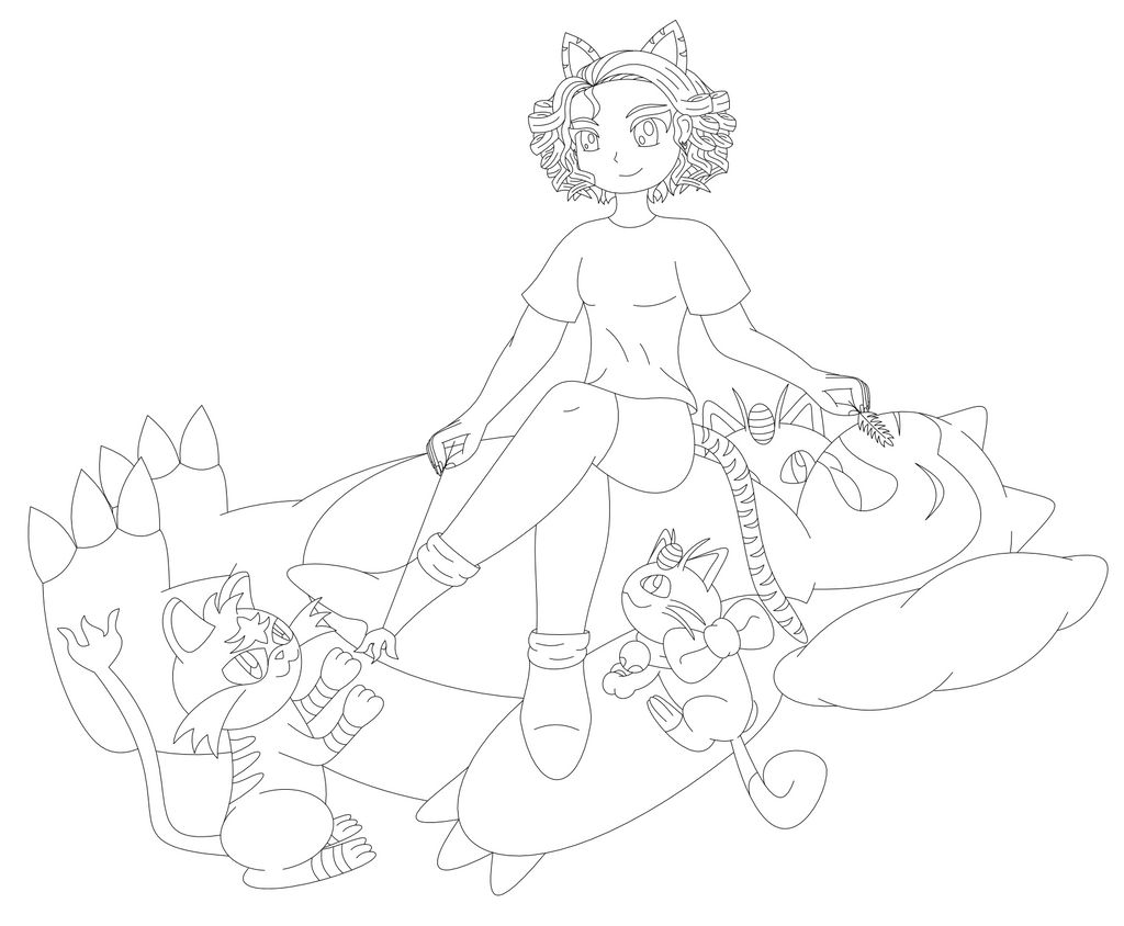 Project Cats Lineart