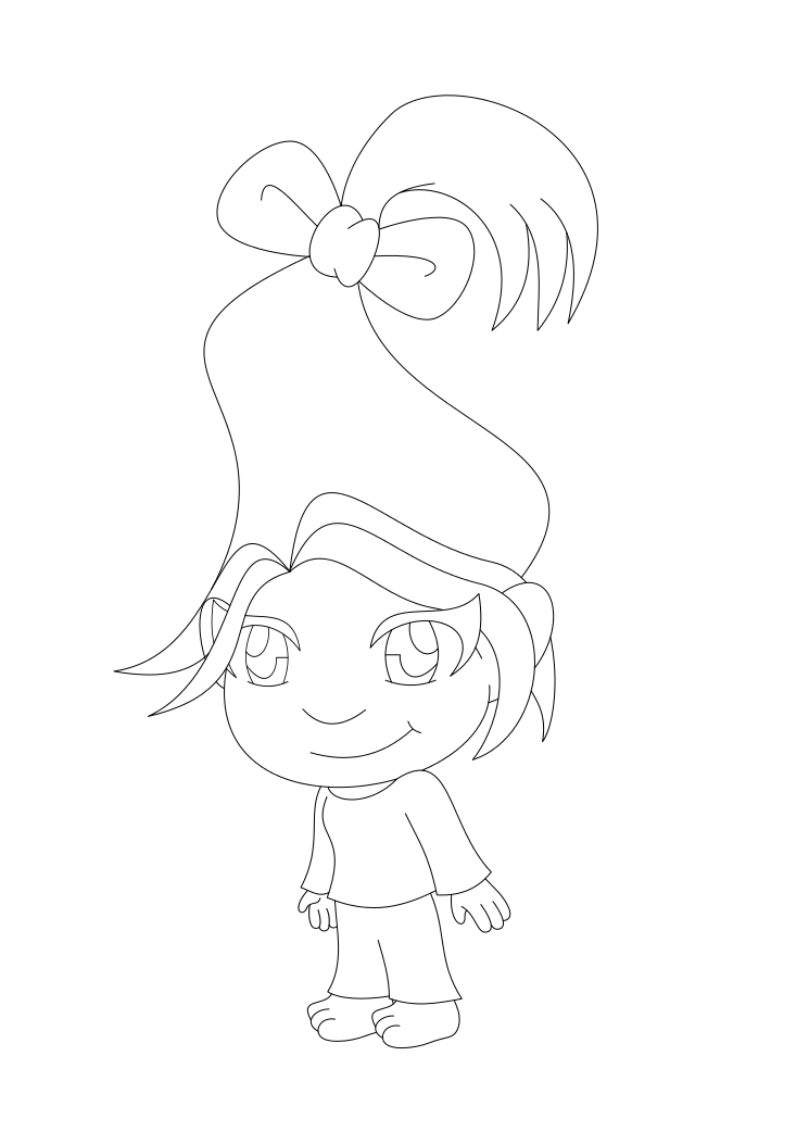 Fachi Troll Lineart