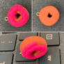 Hotpink Frosted Mini Donut