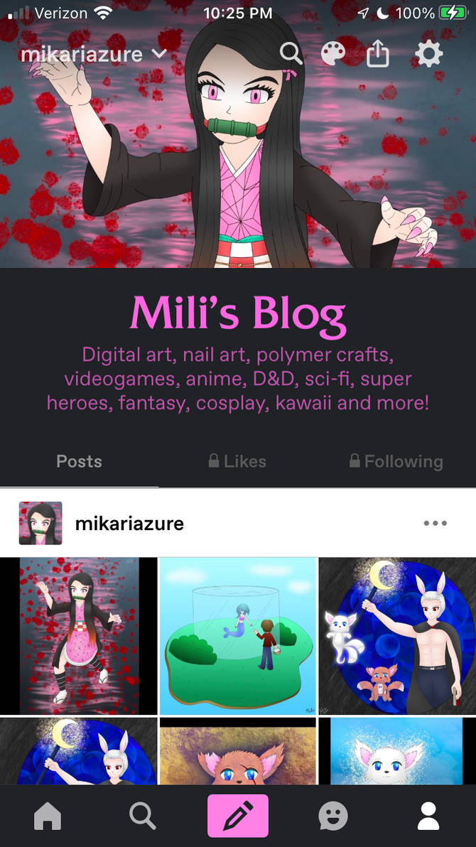 Nezuko Layout Nezuko layout by MikariStar on DeviantArt